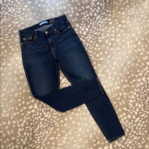 7 For All Mankind Dark Indigo Skinny Jeans